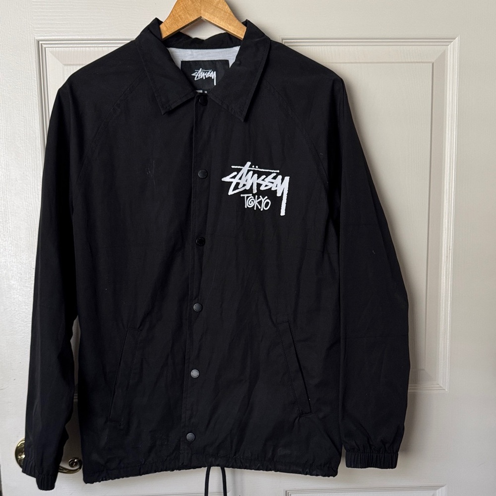 Stussy Men's Black Shirt Jacket